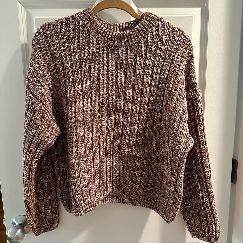 Marled Brown Sweater